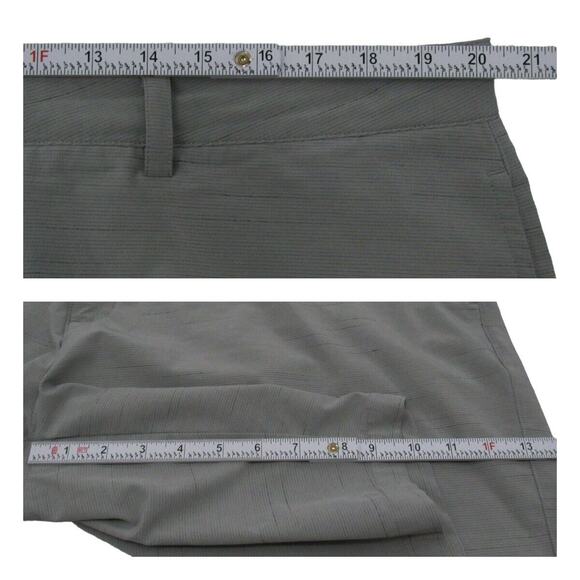 Black Clover Performance Shorts Men's 40 Gray Chino‎ Golf Lightweight Live Lucky - Picture 5 of 6